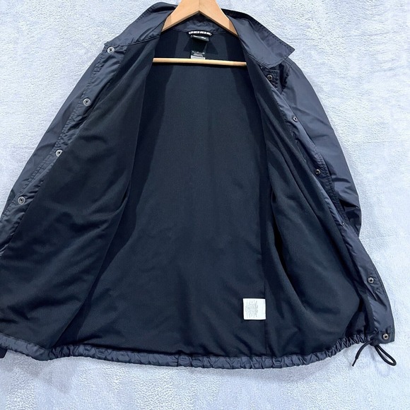 Nike SB Men's S‎ Shield Windbreaker Coaches Jacket Mesh Lined Snap Button - Picture 8 of 13